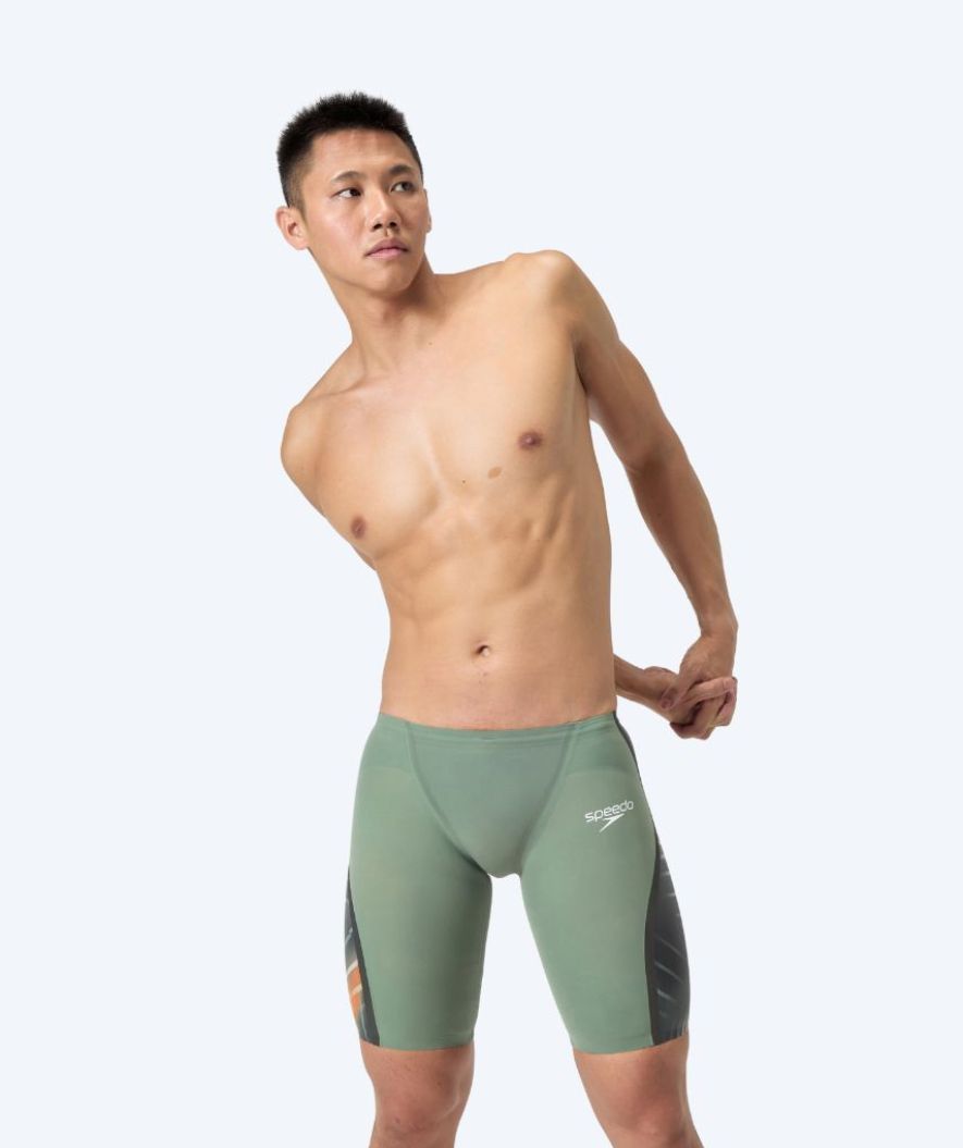 Speedo tävlingsbadbyxor för herr - LZR Pure Intent 2.0 - Grön/orange