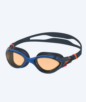 Speedo motionssimglasögon - Biofuse 2.0 - Mörkblå/orange