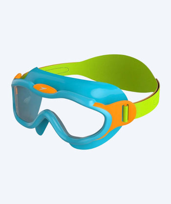 Speedo simmask för barn (2-6) - Biofuse 2.0 - Grön/orange