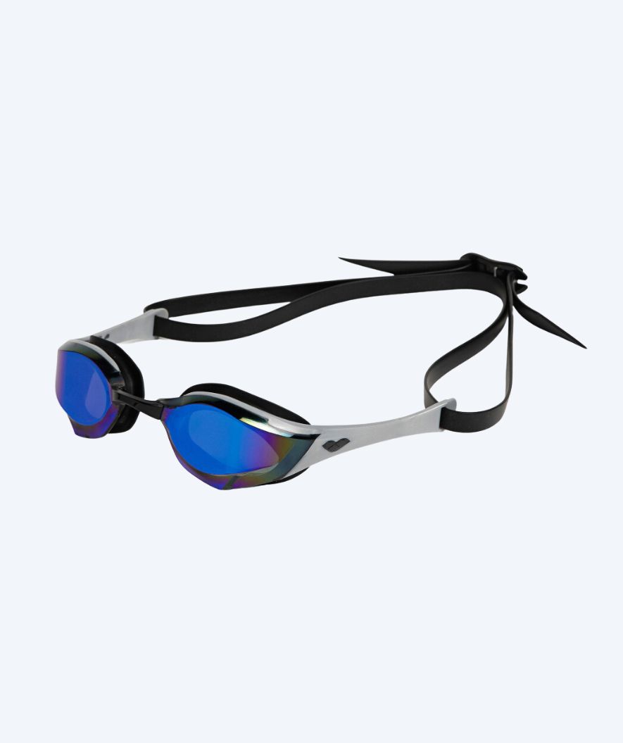 Arena Elite simglasögon - Cobra Edge SWIPE Mirror - Silver/svart (Blå mirror)