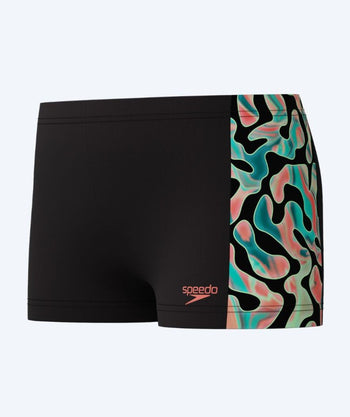 Speedo aquashorts för pojkar - Digital Panel - Svart/Grön