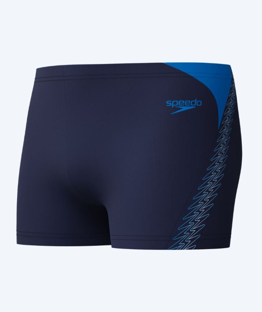 Speedo aquashorts för herr - Hyperboom Splice - Mörkblå/blå