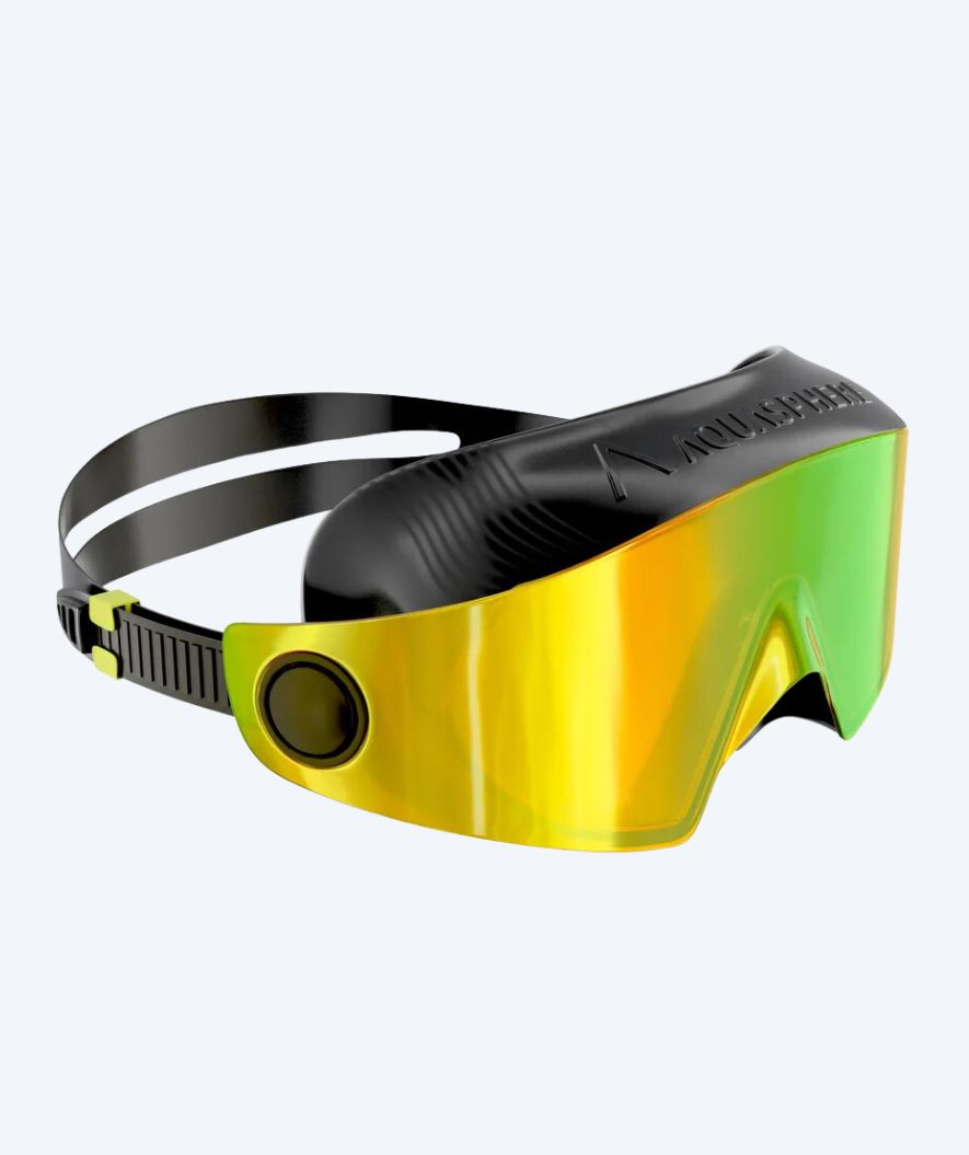 Aquasphere simmask - DEFY. Ultra Indigo - Svart/guld (Mirror linse)