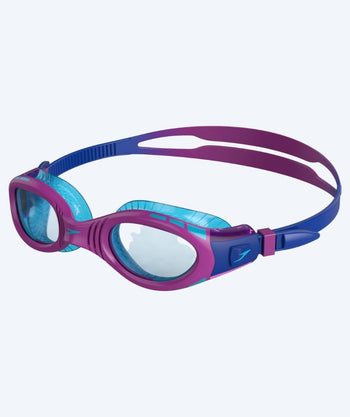 Speedo simglasögon för barn (6-14) - Futura Biofuse - Mörkblå/lila
