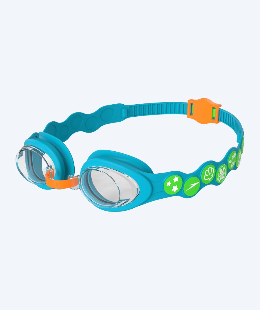 Speedo simglasögon för barn - Infant Spot - Blå/grön