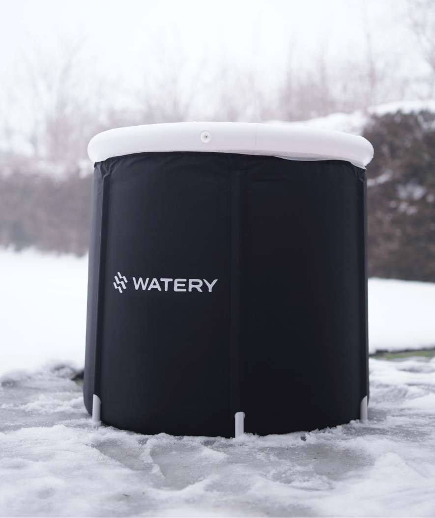 Watery uppblåsbart isbad - Hero - Svart