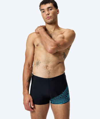 Speedo aquashorts för herr - Medley Logo - Svart/Ljusblå