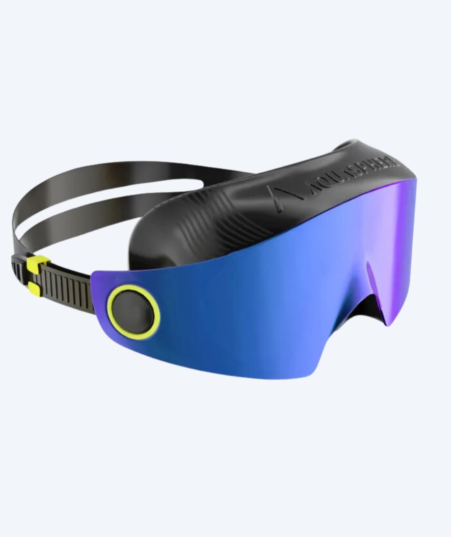 Aquasphere simmask - DEFY. Ultra Indigo - Svart/blå (Mirror linse)
