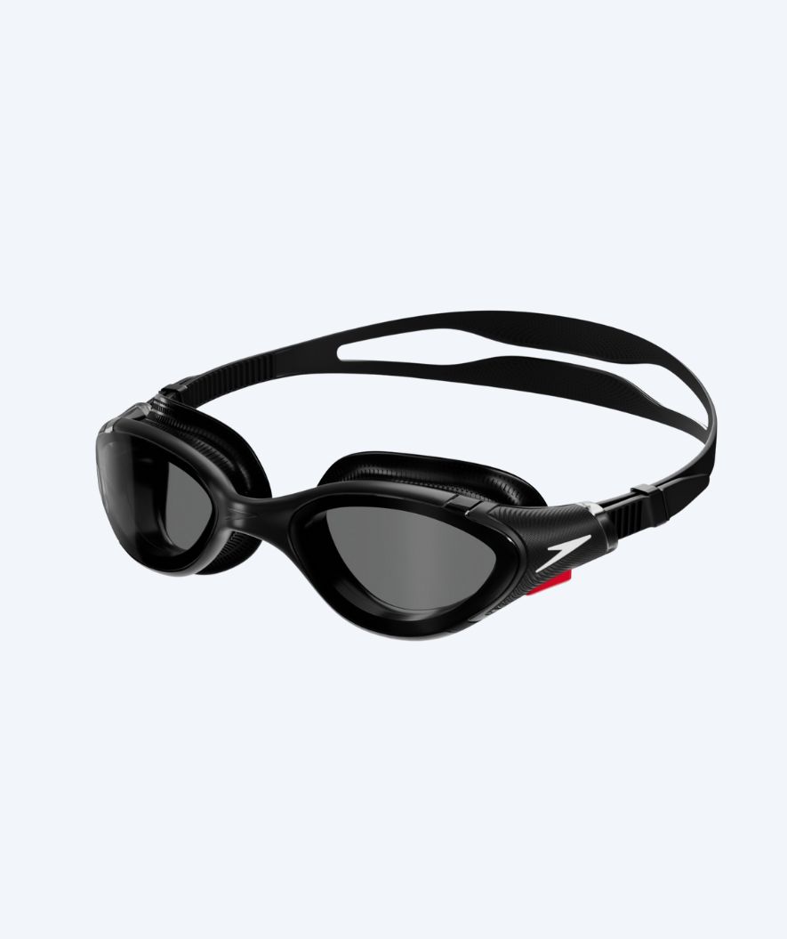 Speedo motionären simglasögon - Biofuse Flexiseal Smoke - Svart