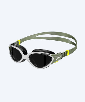 Speedo motionssimglasögon för dam - Biofuse 2.0 - Grön/vit (Smoke lins)