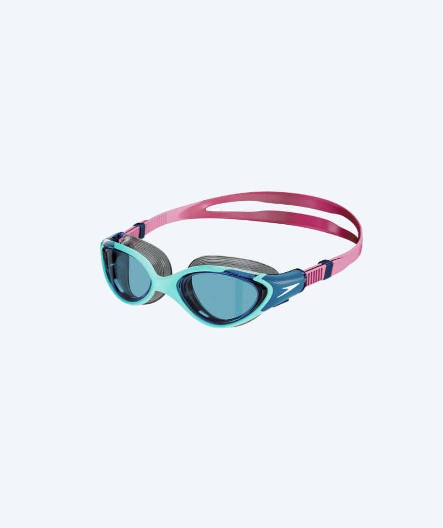 Speedo simglasögon för dam - Biofuse 2.0 - Blå/rosa