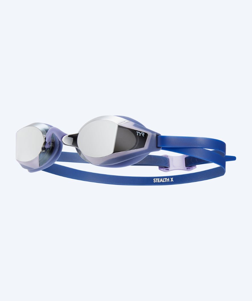 TYR simglasögon - Stealth X Mirrored - Mörkblå/silver