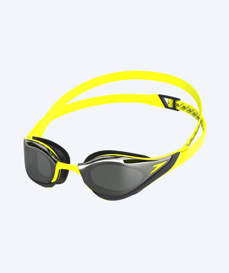 Speedo Elite simglasögon - Fastskin Pure Focus Mirror - Gul/svart