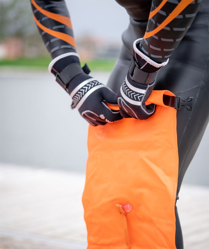 Watery neoprenhandskar - Reptile (3 mm) - Svart