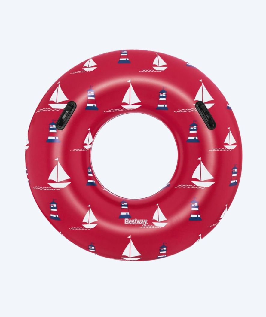 Bestway badring - Nautical - Röd