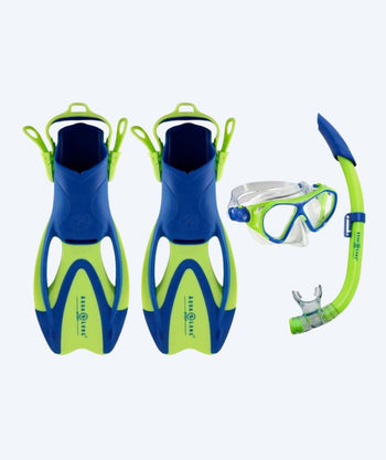 Aqualung snorkelset för barn - Urchin - Grön/blå