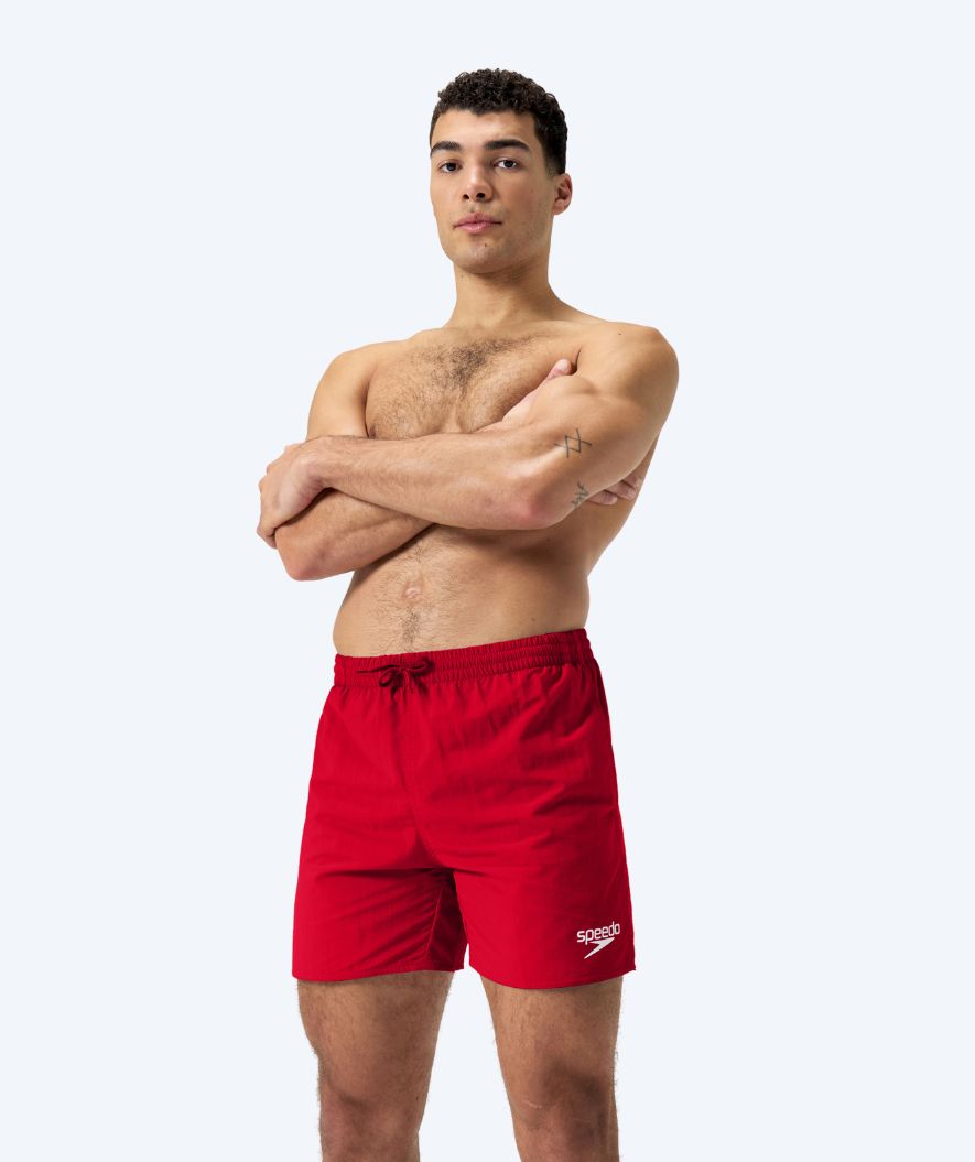Speedo badshorts för herr - Essential - Röd