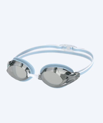 Speedo Elite simglasögon för damer - Vanquisher 3.0 Mirrored - Ljusblå/silver