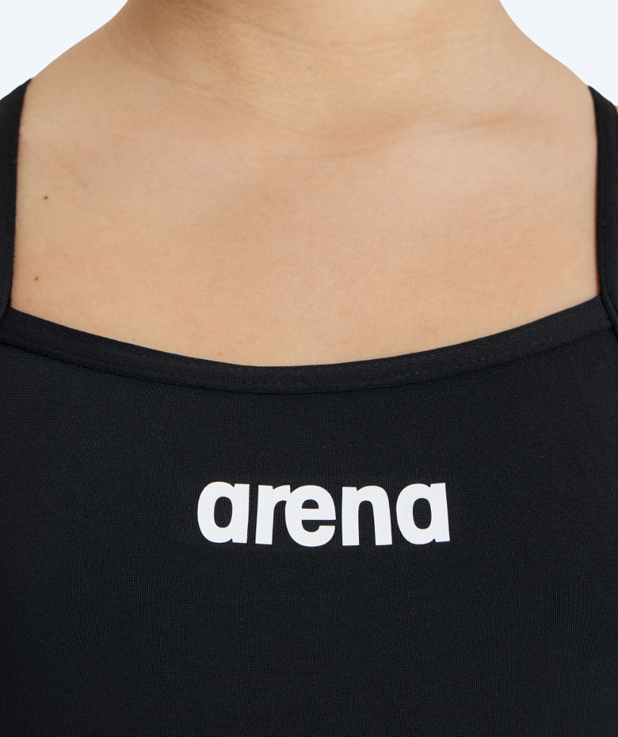 Arena baddräkt för flickor - Solid Lighttech - Svart