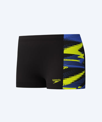 Speedo aquashorts för pojkar - Hyperboom Panel - Svart/Multifärgad