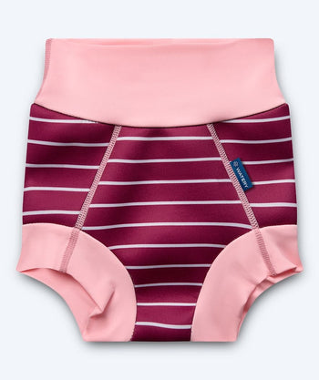 Watery badblöja för barn - Neoprene Swim Nappy - Nordic Pink Stripes
