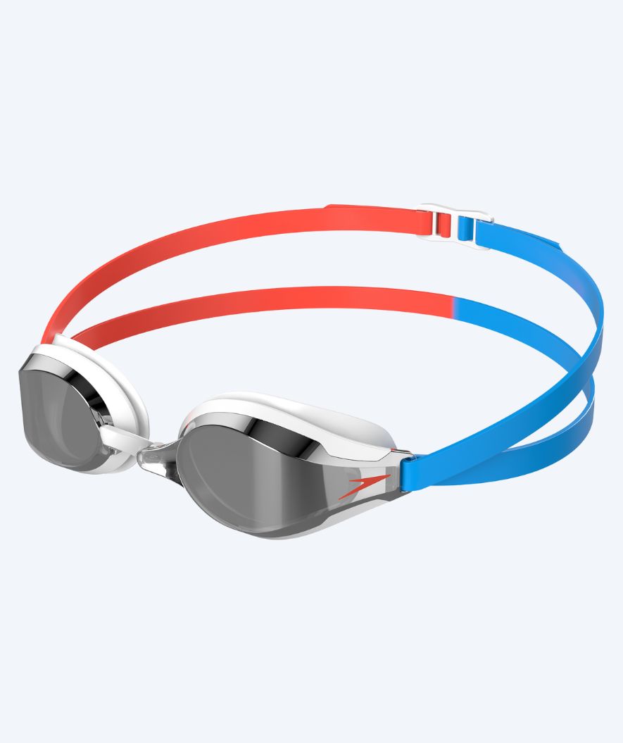 Speedo Elite simglasögon - Fastskin Speedsocket 2 Mirror - Röd/blå
