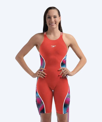 Speedo tävlingsbaddräkt för dam - LZR Pure Intent 2.0 - Röd/multi