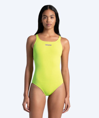 Arena baddräkt för dam - Team Swim Pro Solid - Grön