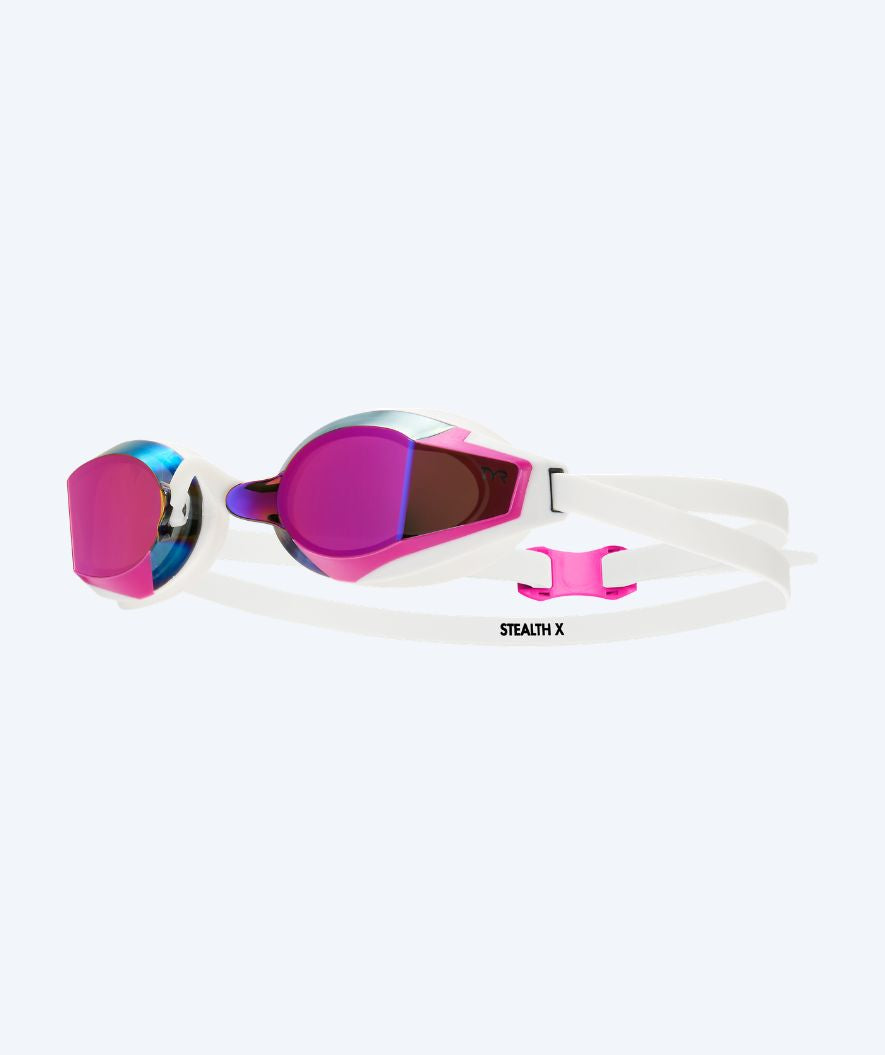 TYR simglasögon - Stealth X Mirrored - Vit/rosa