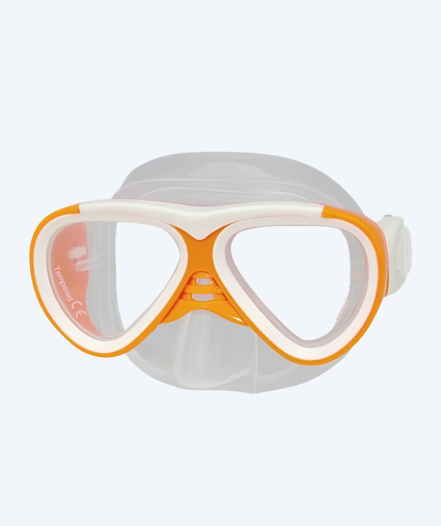 Primotec cyklop med styrka för barn - M59 (-1.0 – -8.0) och (+1.0 – +4.0) - Orange/Vit