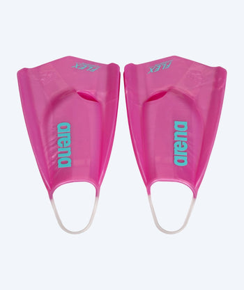 Arena simfötter - Powerfin Pro || Flex - Ljusrosa/Vit