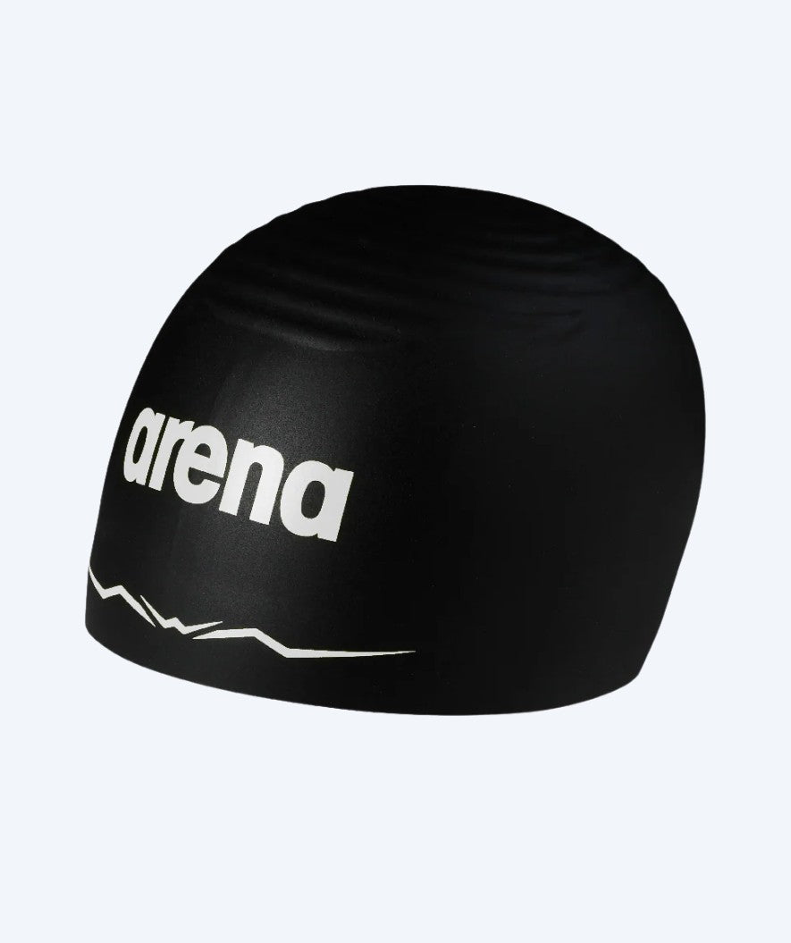 Arena badmössa tävling - Aquaforce Wave Cap - Svart/Vit