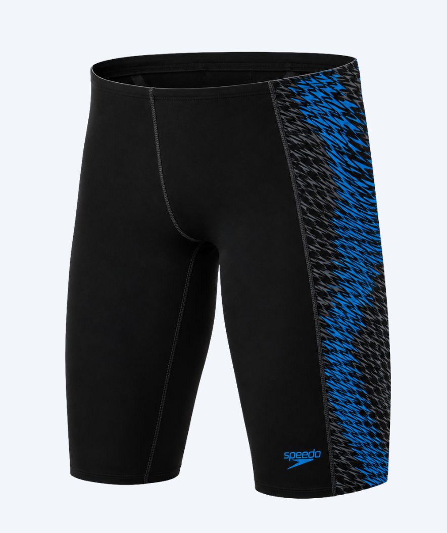 Speedo långa badbyxor för herr - Endurance Max Tech Pannel - Svart/Mörkblå