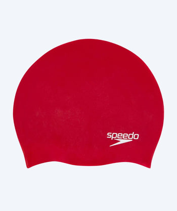 Speedo badmössa för junior (6-16) - Plain - Röd