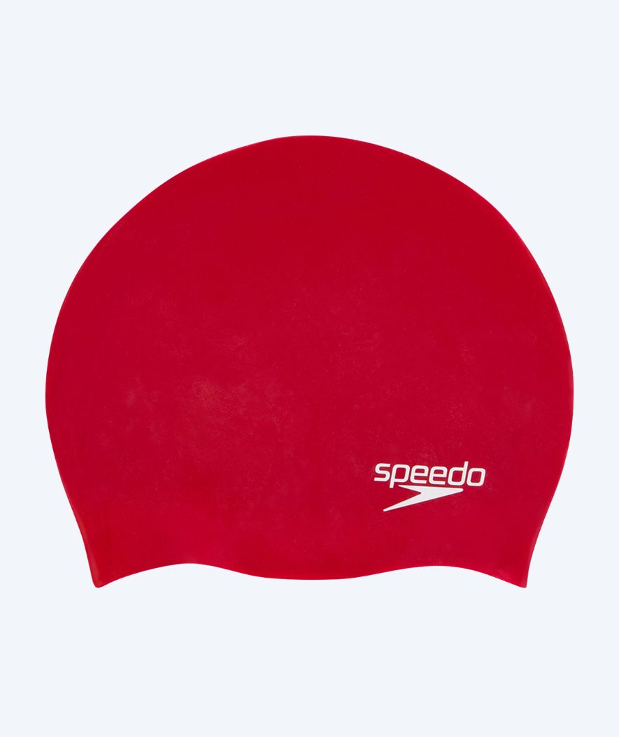 Speedo badmössa för junior (6-16) - Plain - Röd