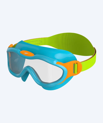 Speedo simglasögon för barn (1-3) - Sea Squad Mask - Ljusblå/Ljusgrön