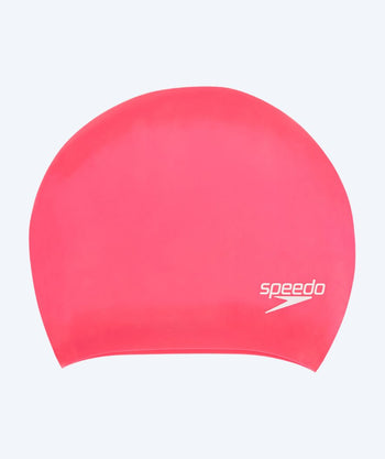 Speedo badmössa för långt hår - Rosa