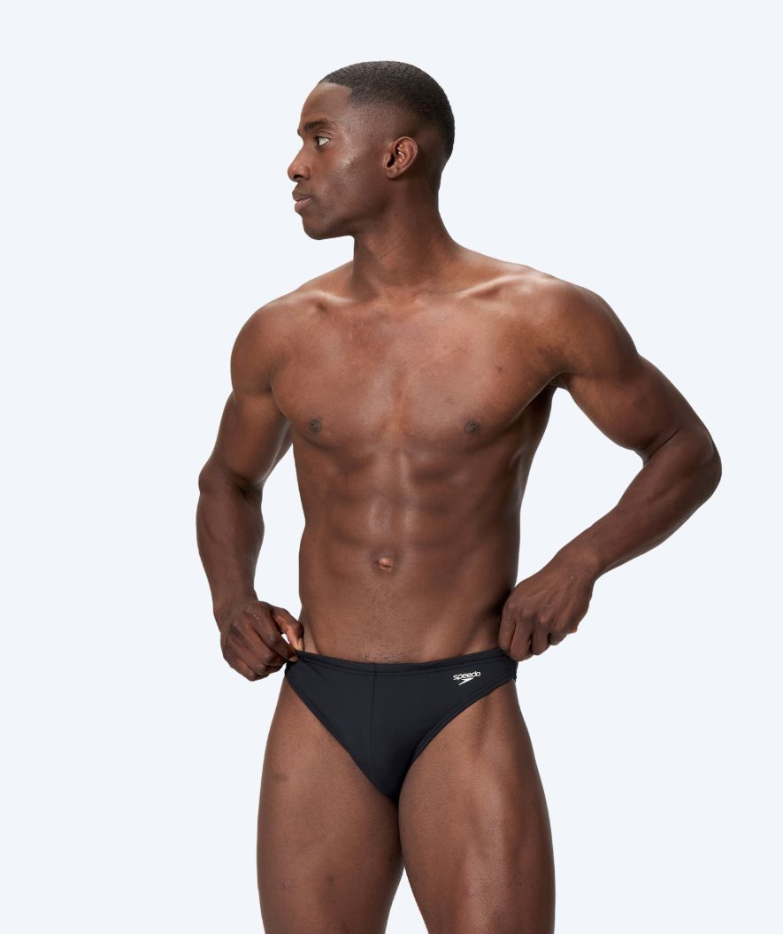Speedo trekantiga badbyxor för herr - Solid - Svart
