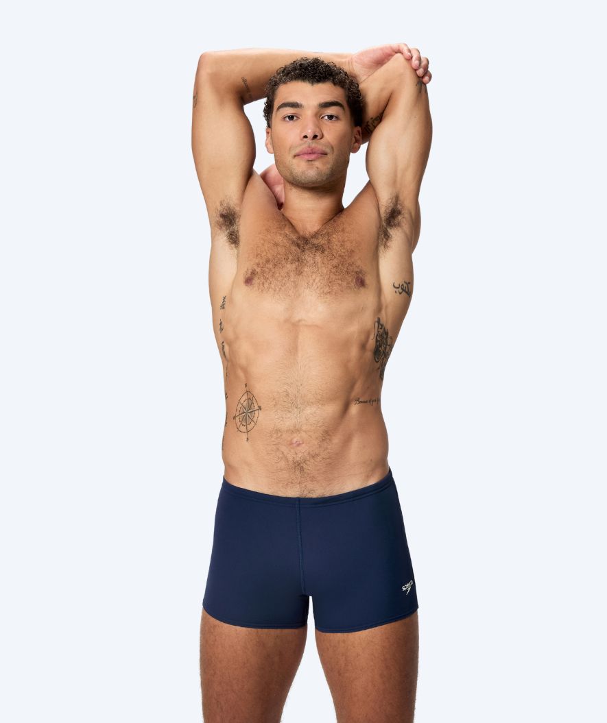 Speedo aquashorts för herr - Endurance Logo - Mörkblå