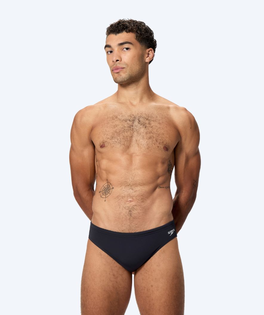 Speedo trekantiga badbyxor för herr - Endurance Logo - Svart