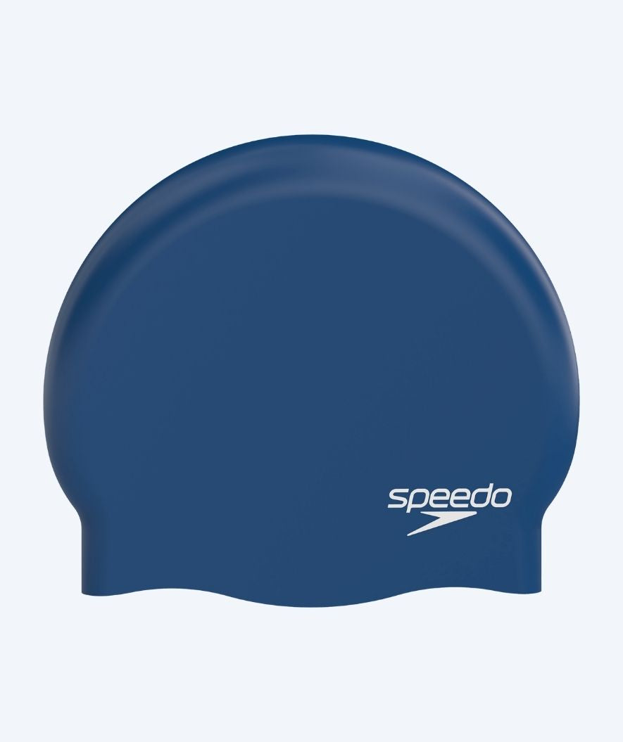 Speedo badmössa - Plain Moulded - Mörkblå