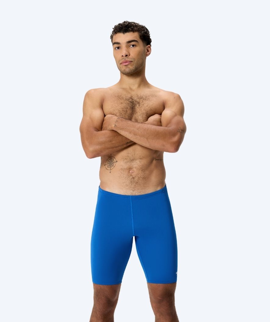 Speedo långa badbyxor för herr - Endurance Logo - Ljusblå