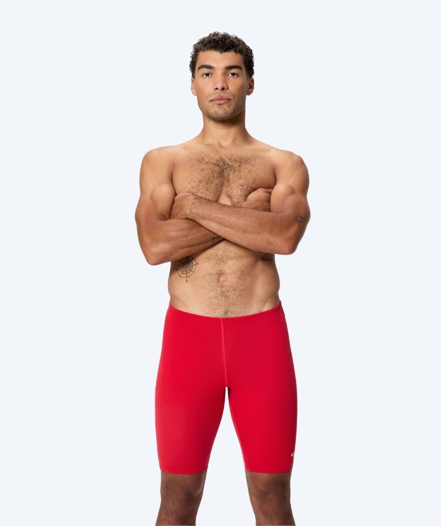 Speedo långa badbyxor för herr - Endurance Logo - Röd