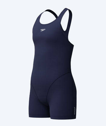 Speedo baddräkt med ben för flickor - Endurance - Mörkblå