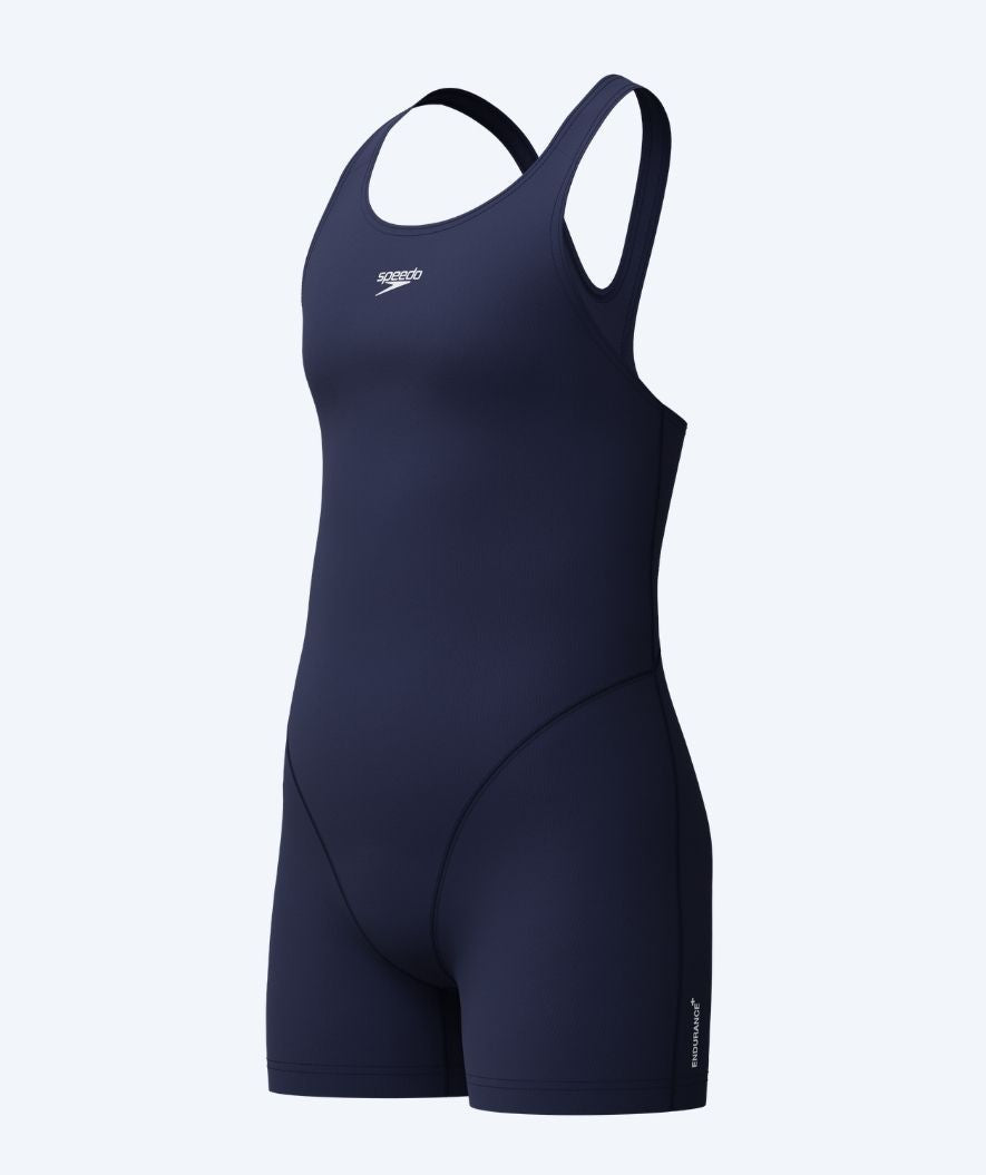 Speedo baddräkt med ben för flickor - Endurance - Mörkblå