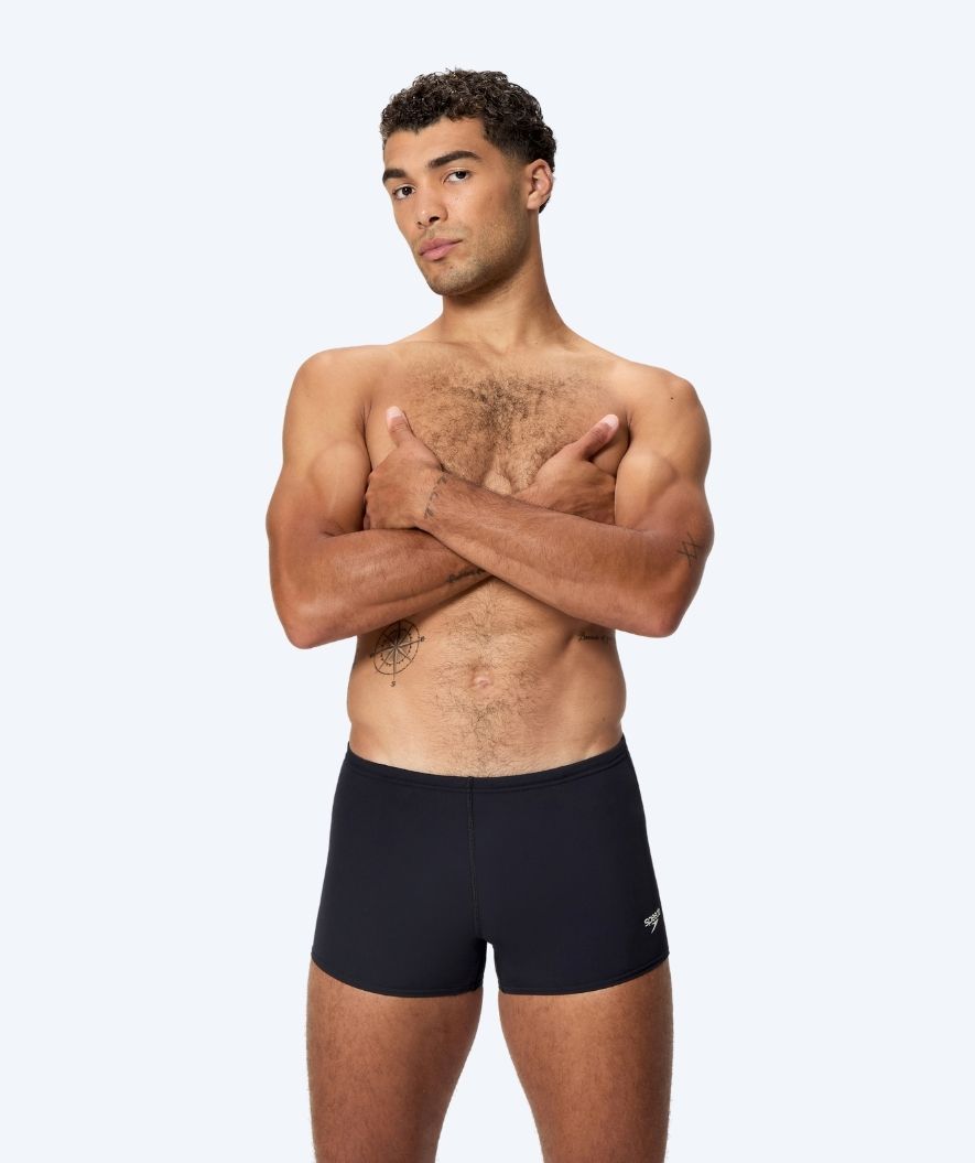 Speedo aquashorts för herr - Endurance Logo - Svart