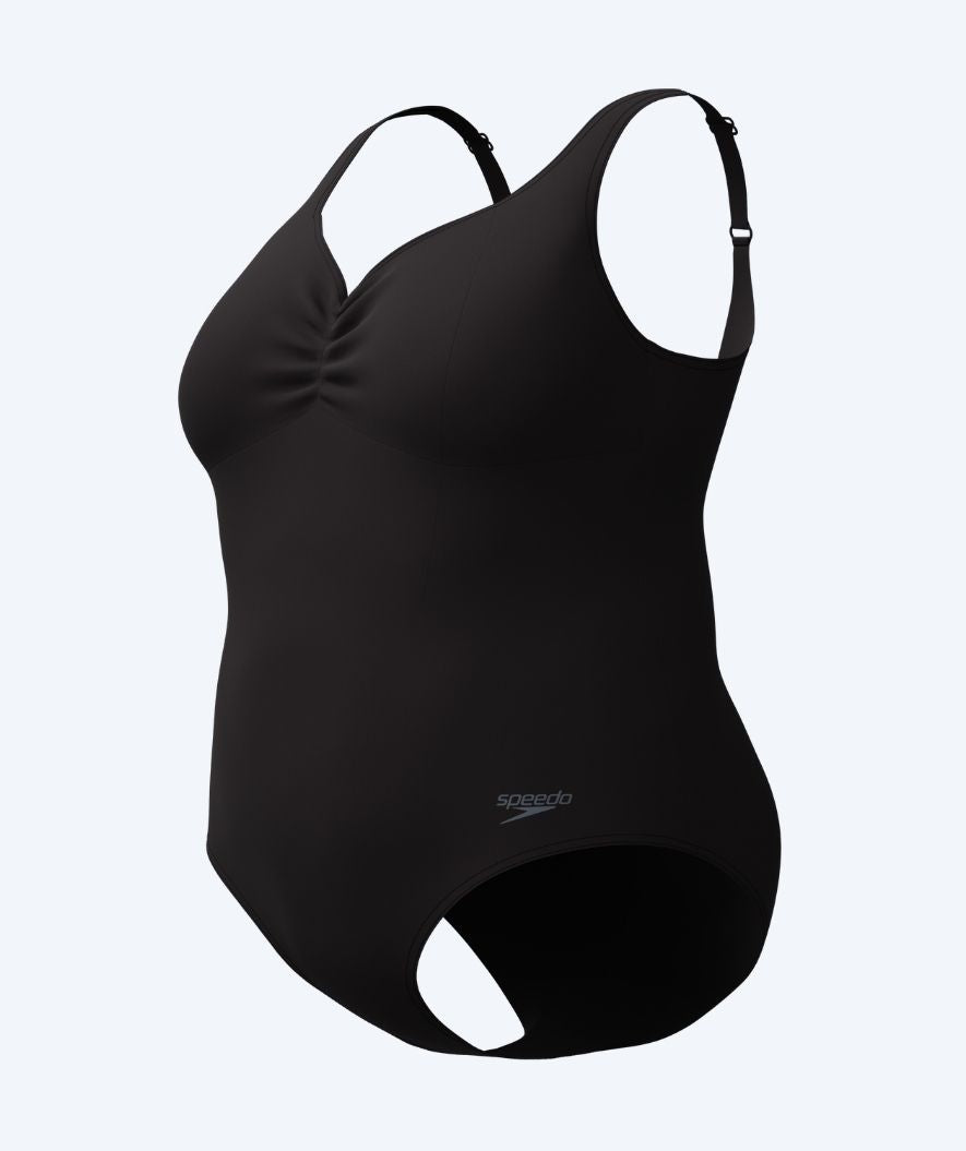 Speedo baddräkt i plus size för dam - Shaping AquaNite - Svart