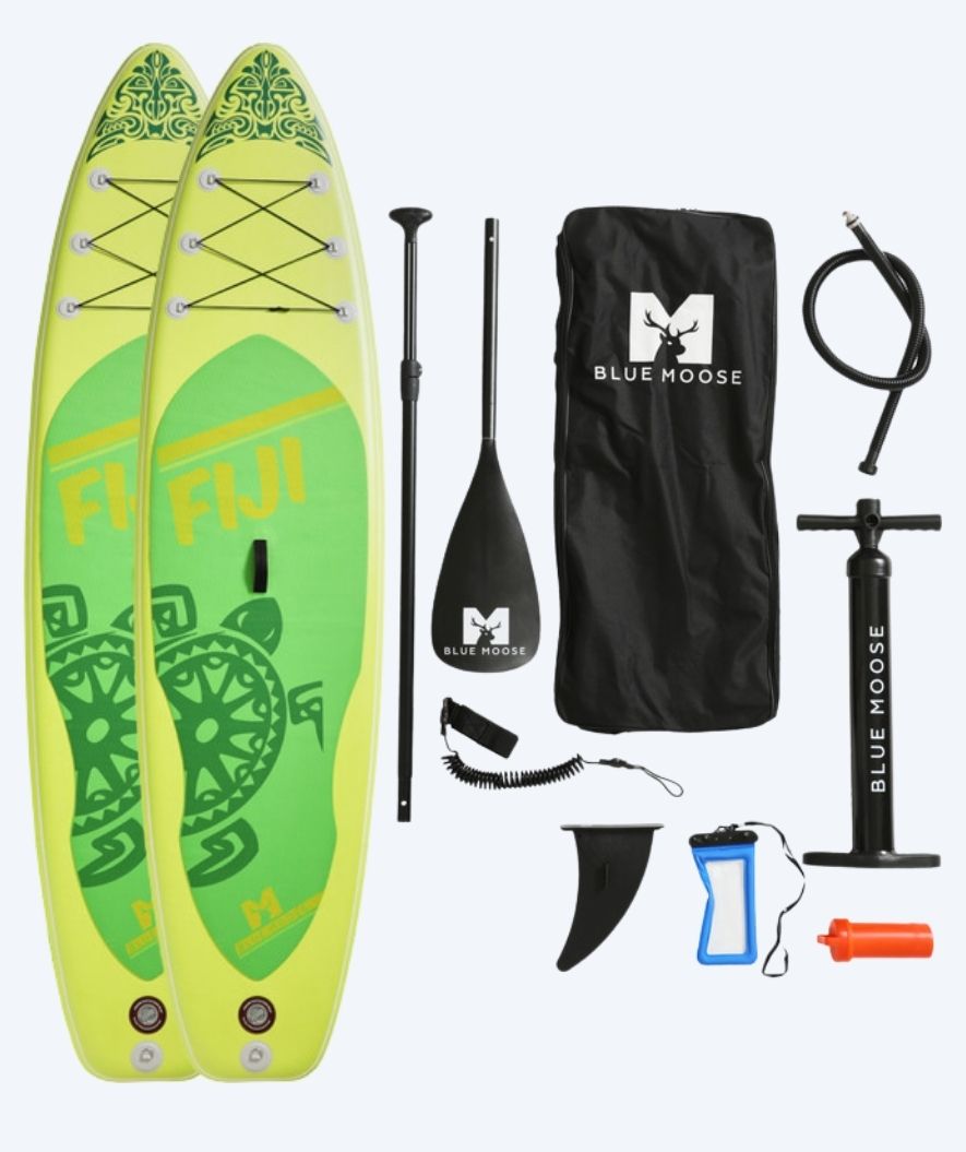 Pakketilbud: 2x Blue Moose Fiji paddleboard 11'0 - Lysegrøn