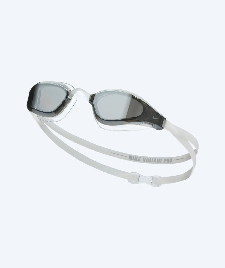 Nike Elite simglasögon - Valiant Pro Mirror - Vit/Silver
