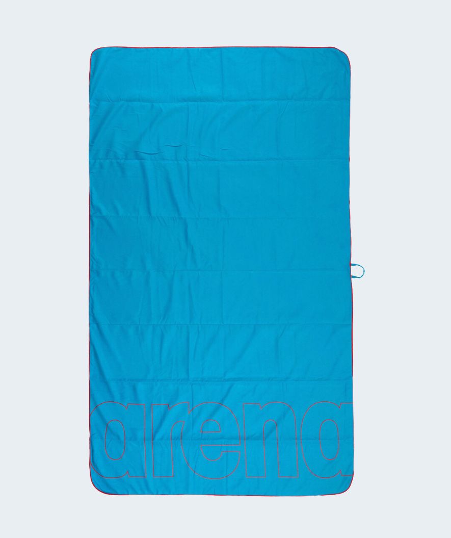 Arena microfiber handduk - Smart Plus Pool - Ljusblå